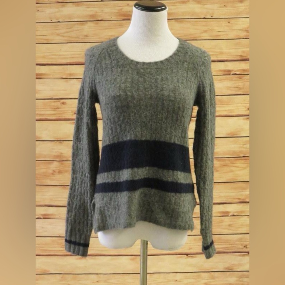 James Perse Wool Striped Sweater